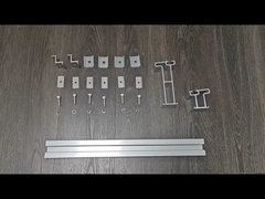 ระบบการติดตั้งไฟฟ้าพลังแสงอาทิตย์แบบชันบนหลังคาเรียบ 1200 มม.