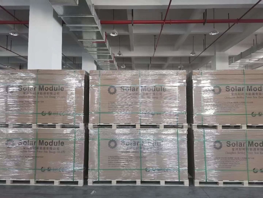 Anodizing 182 Monocrystalline Solar Module แผงซิลิโคนสีดำแบบเต็ม