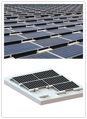 หลังคาแบนลาดเอียง ระบบติดตั้งพลังงานแสงอาทิตย์ PV 1200mm PV Mounting Rail MRA3